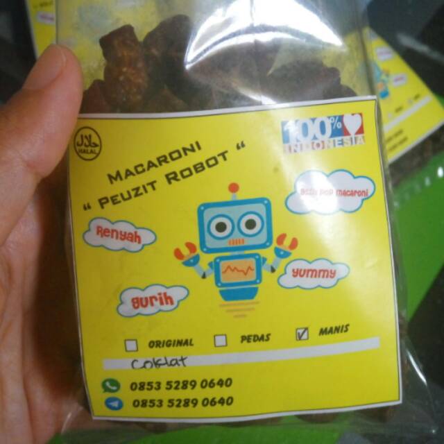 

Makaroni Rasa coklat