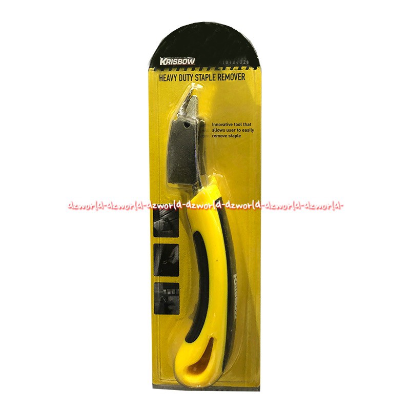 Krisbow Heavy Duty Staples Remover Alat Pembuka Klip Stepples Straples Steples