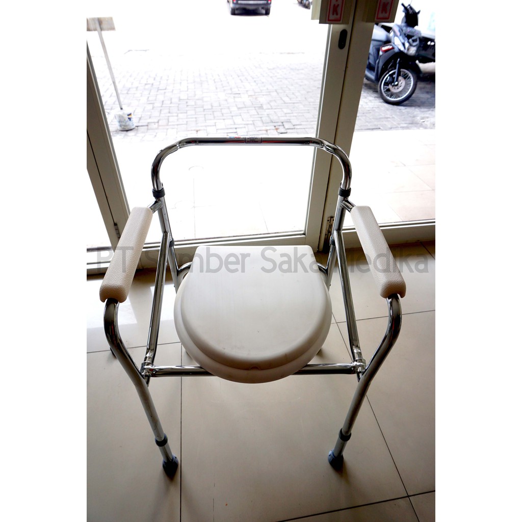 Kursi Bab / Kursi Toilet / Kursi Pup Commode Comode Chair Deluxe Tanpa Roda ONEMED