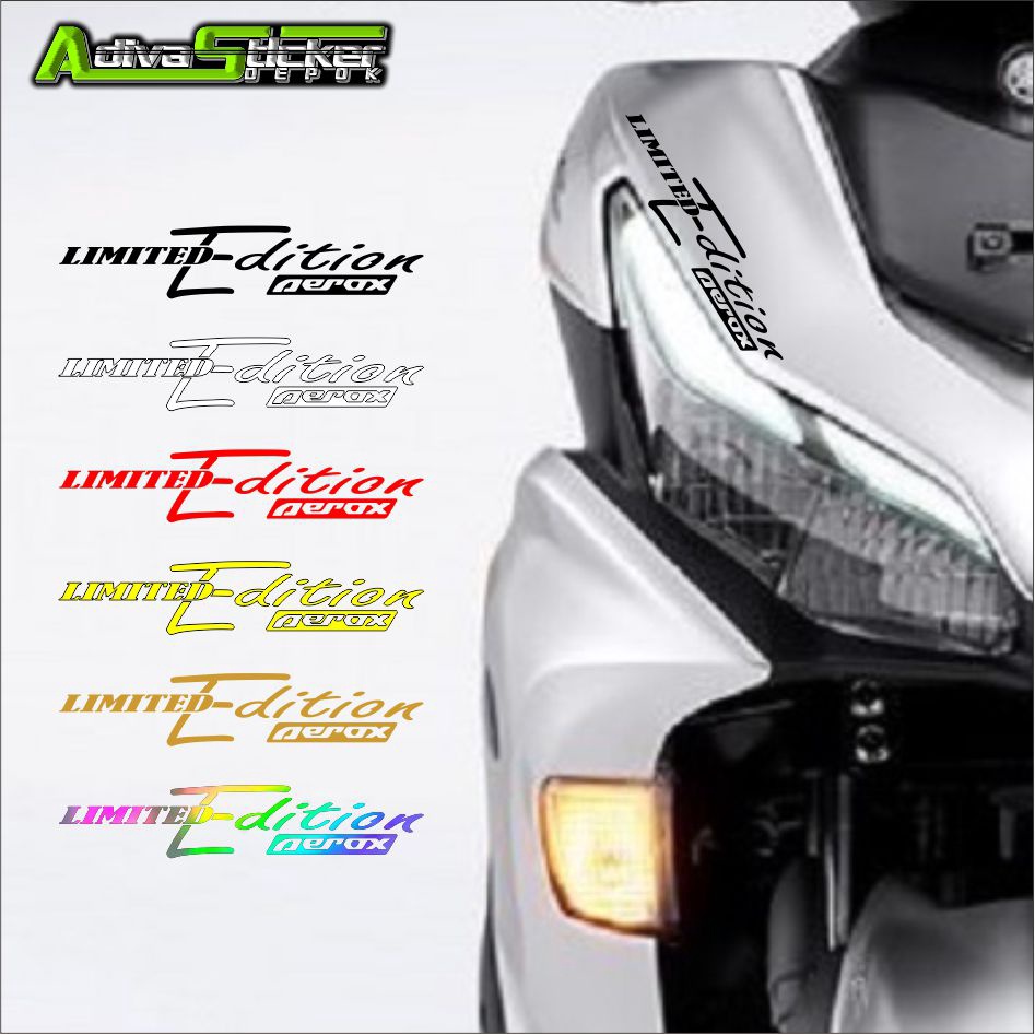 stiker limited edition aerox stiker cutting