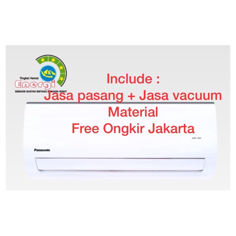 Promo AC Panasonic 1pk tipe CS-ZN9WKP ( freon R-32, 824 watt )