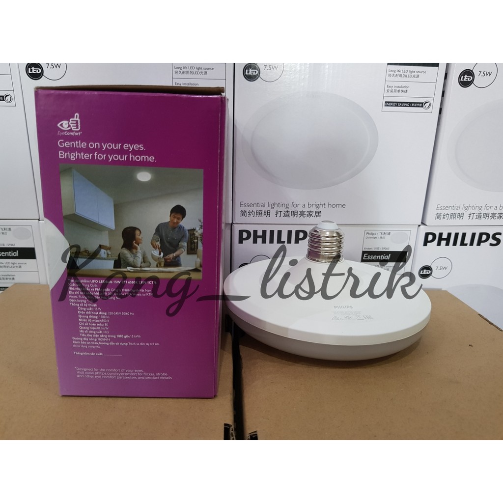 Philips MyCare UFO LEDbulb 15W E27 6500K Putih