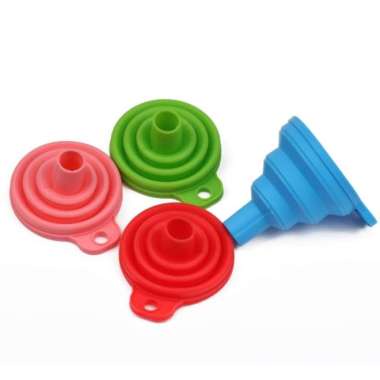 Corong Air Elastis Silicone Corong Minyak Serbaguna [JY]