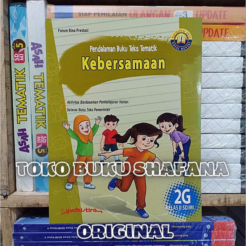 EDISI REVISI !!! PAKET PBT KELAS 2 SD 2E 2F 2G 2H YUDHISTIRA K13 - PENDALAMAN BUKU TEKAD TEMATIK