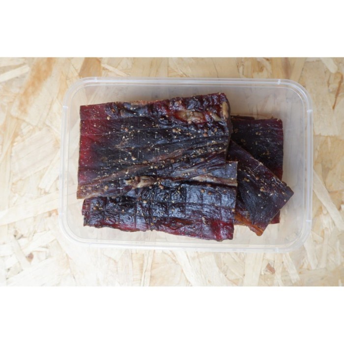 

10cscss Dendeng Daging Rusa Bumbu 250G - Asli Merauke Papua Dscscv