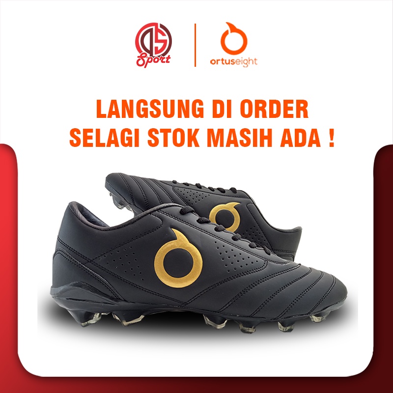 HOT DEALS Sepatu Bola Ortus Forte Savage Ortuseight Hitam Gold Komponen Original