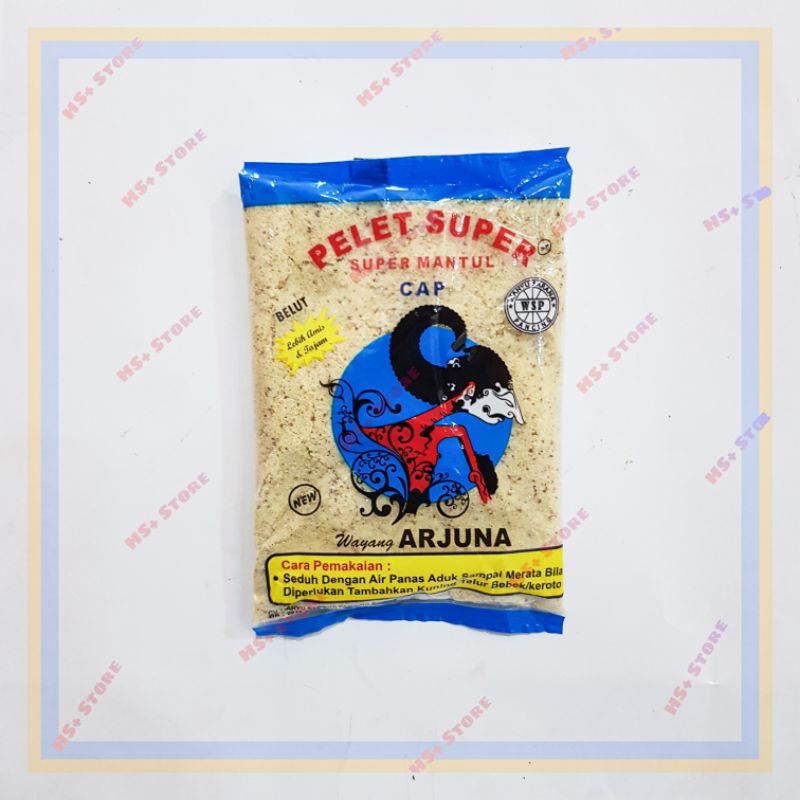 Umpan Pancing Pelet Super Wayang Arjuna Belut Putih ikan air tawar