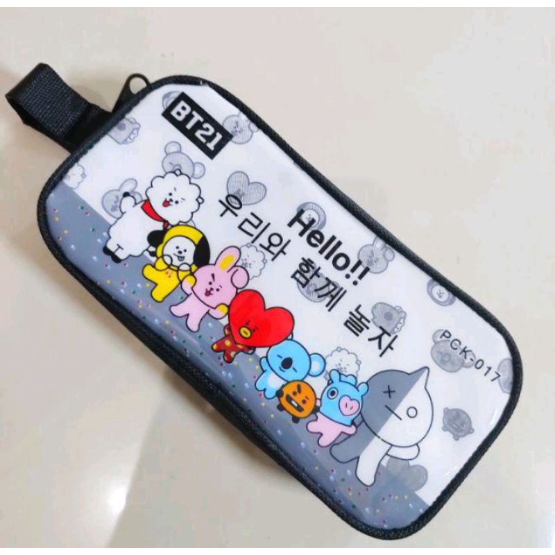 

Pencil Case BTS Resleting Kotak Pensil BT21