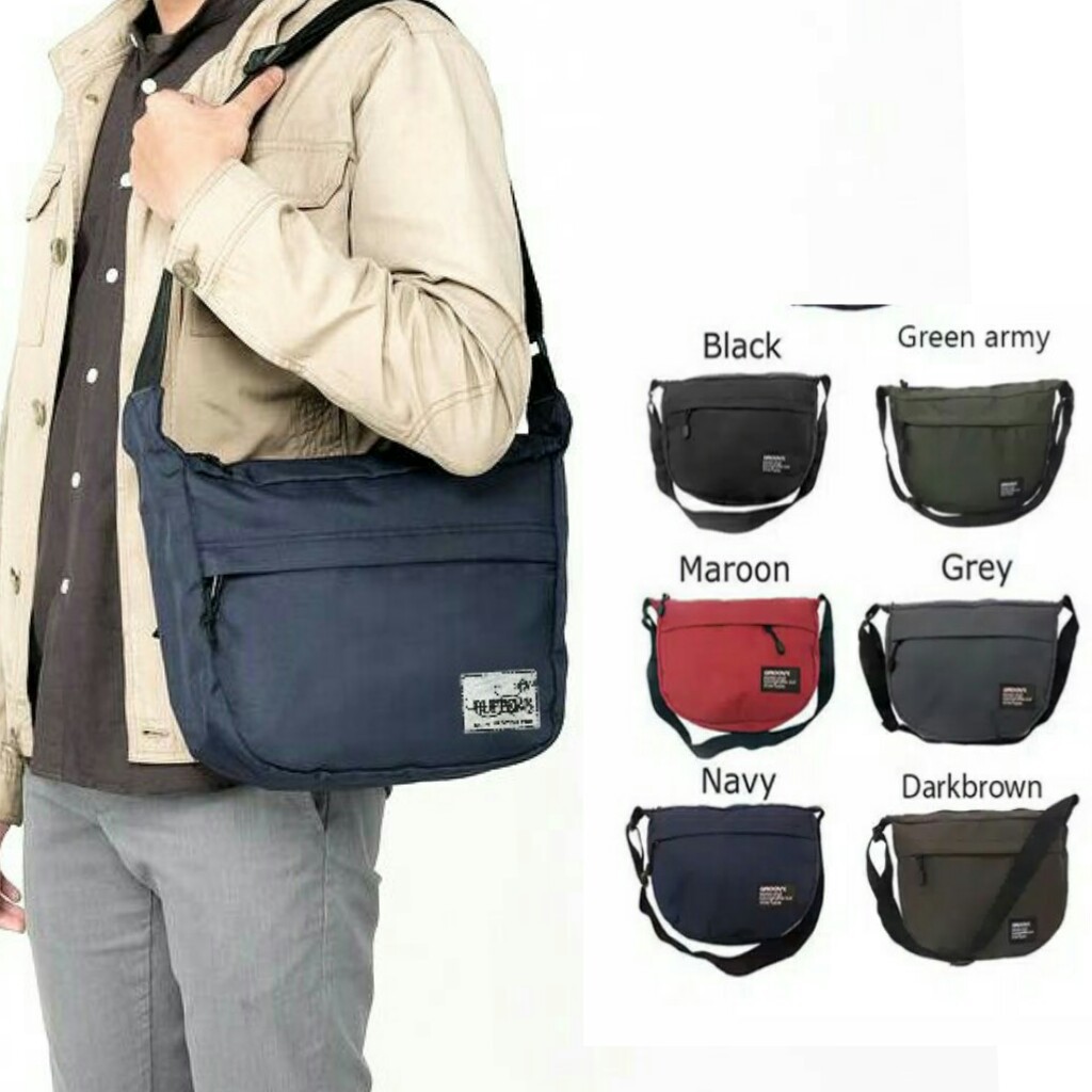 Tas Selempang Pria Buffback Polos