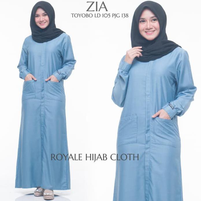 BARU ZIA DRES GAMIS MAXY GAMIS KATUN TOYOBO POLOS BUSUI SIMPLE TERMURAH
