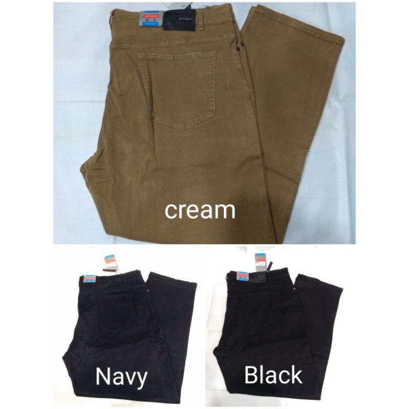 celana jeans Jumbo Goviboss original standar bahan soft jeans melar/karet size 40-50