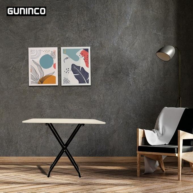 (Cv Aj) Guninco Meja Lipat Kayu Besi Meja Laptop Portable Meja Makan Funbigshop