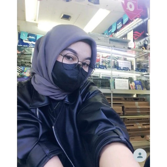 Jaket Kulit Wanita Crop Antik Mantel kembung Terlaris