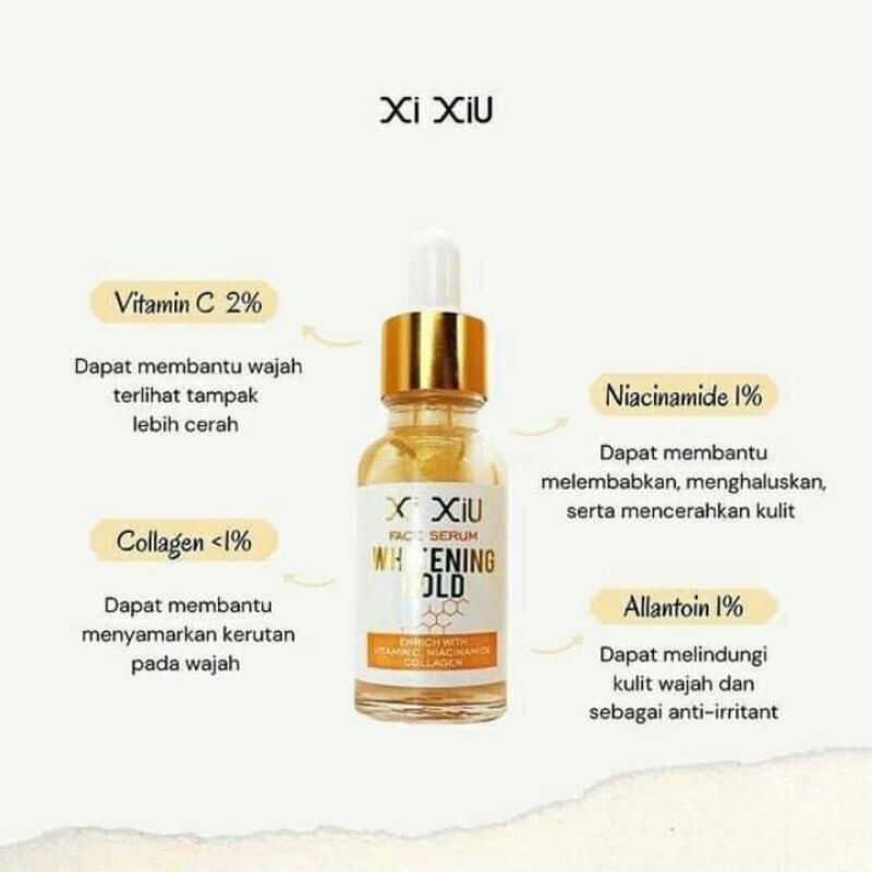 SERUM WHITENING GOLD XI XIU