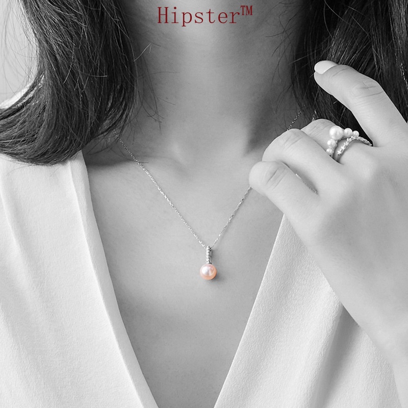 Elegant Elegant Light Luxury Natural Freshwater Pearl Pendant Necklace