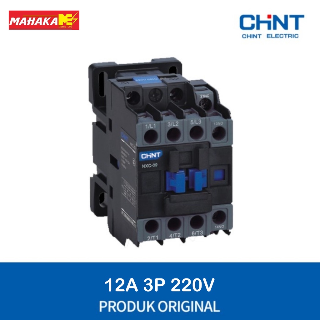 Kontaktor 12A Contactor NXC12 220V Chint