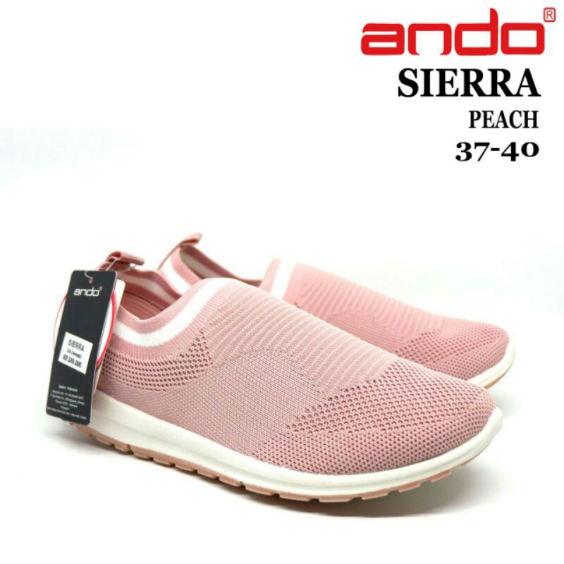 Sepatu ANDO - Sepatu Slip on Rajut Sierra Original Ando