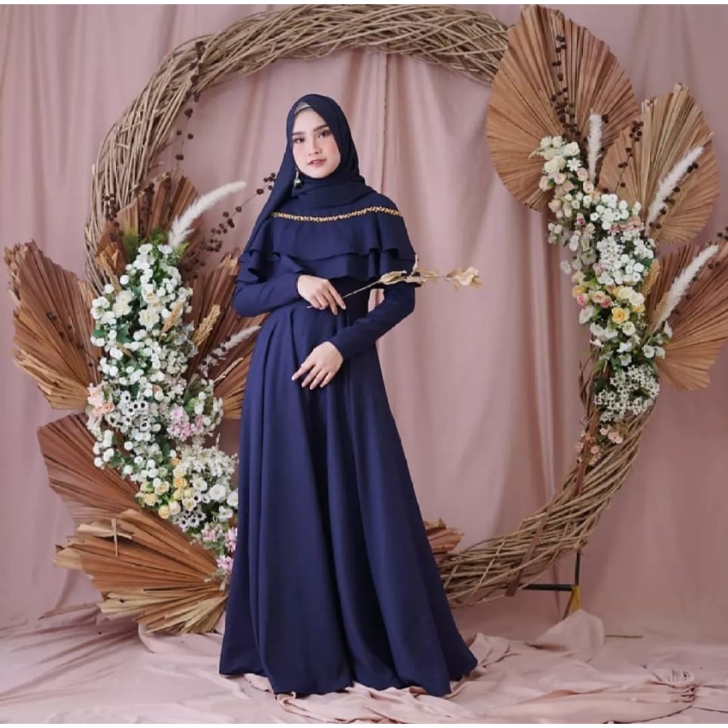 Zakira Dres / ( Ukuran M~L~XL ) Long Dress Moscrepe/ Baju Gamis Terbaru Lebaran Long Dress Pesta / Dress Kondangan / Gamis Remaja / Gamis Terbaru 2021 / Gamis Wanita Terlaris / Dress Wanita Terbaru 2023 / Gamis Wanita / Abaya terbaru / Baju Lebaran 2022