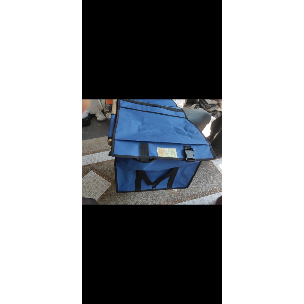 Tas obrok motor kain terpal JUMBO Obrok Tombong Bronjong Krombong Keranjang motor Tas kurir Tas Angk