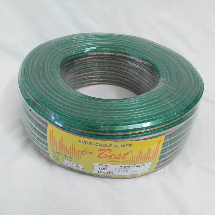 Kabel Listrik Transparan 2x80 Kabel Audio Kabel Serabut 100 METER**