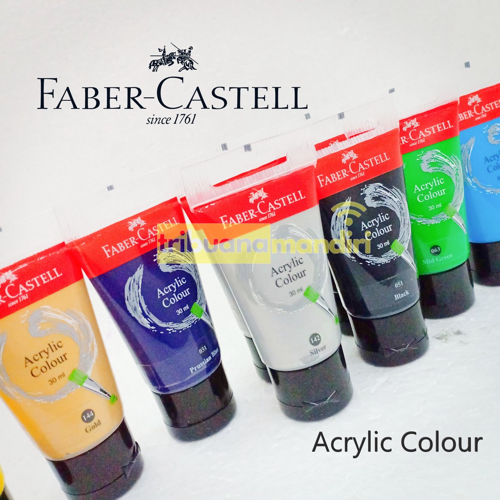  Faber  Castell  Acrylic 30 Ml Cat  Akrilik  Shopee Indonesia
