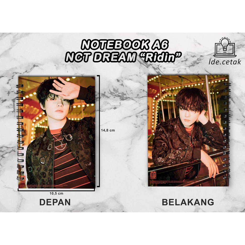 

Notebook NCT DREAM A6 Unofficial/ Buku Catatan A6 / Notes Kpop Murah Isi 50 Lembar