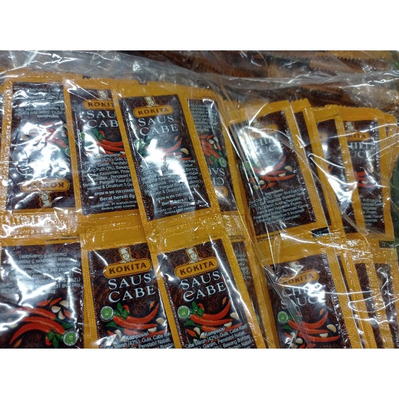 

kokita sambal cabai sachet isi 100