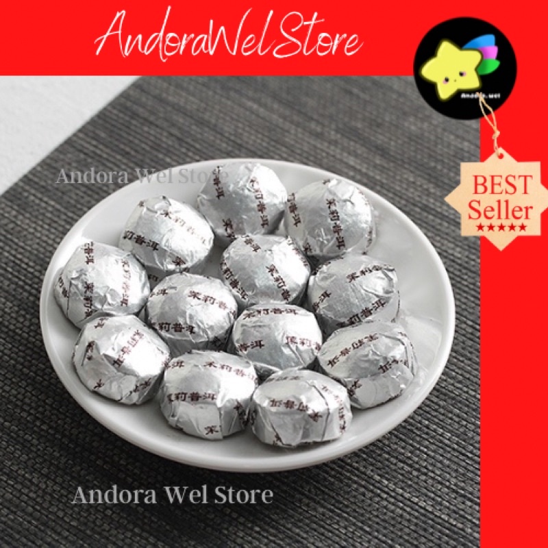 

Pu Er Tea Jasmine Teh Pu Er Melati Mo li hua Mini Pu Er Ceremony Tea