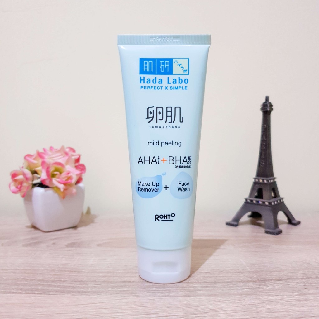 Jual Hada labo Tamagohada mild peeling AHA+BHA Make up Remover+Face Wash Shopee Indonesia