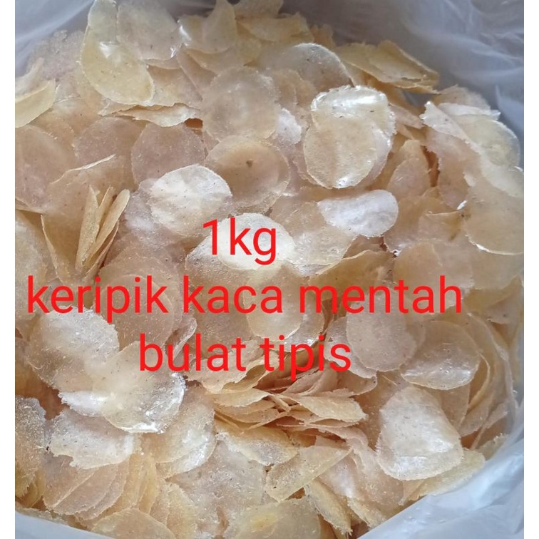 

1kg KERIPIK KACA BULAT TIPIS BAHAN MENTAH