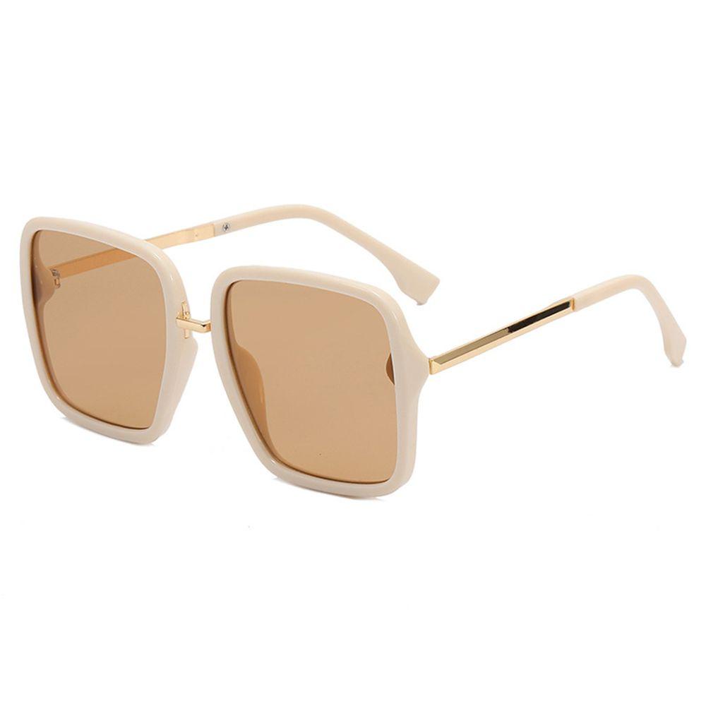 Lily Women Metal Sunglasses Berwarna Oversized UV400 Kacamata