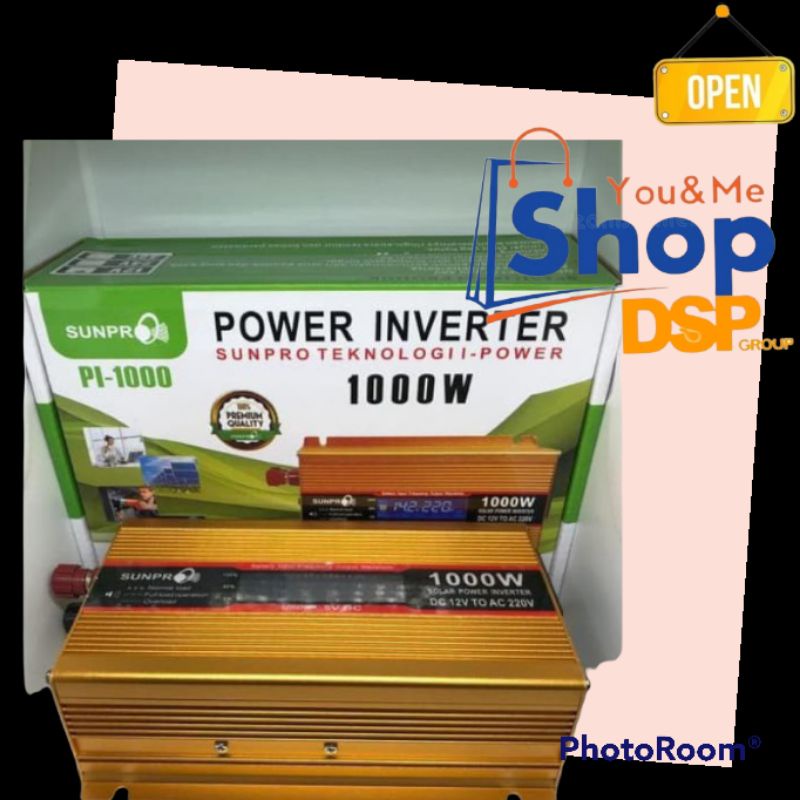 POWER INVERTER SUNPRO DC to AC INVERTER 1000WATT