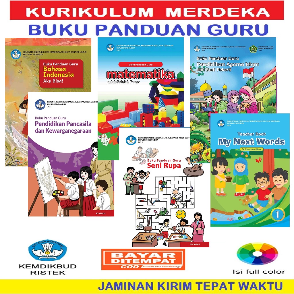 Jual Original Kemendikbud Buku Panduan Guru Sd Mi Kelas 1 Kurikulum