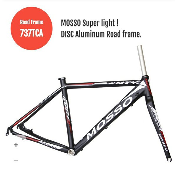 Frameset Mosso 737TCA . Frame Set 737 TCA Roadbike Sepeda Balap Disc brake Road bike . Trek element