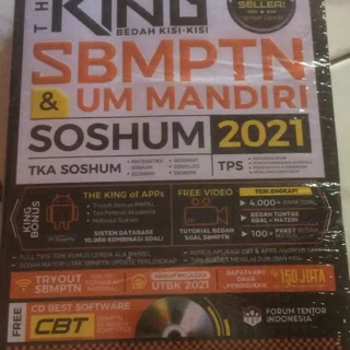 BUKU SBMPTN UTBK 2021 SOSHUM THE KING BEDAH KISI-KISI ...