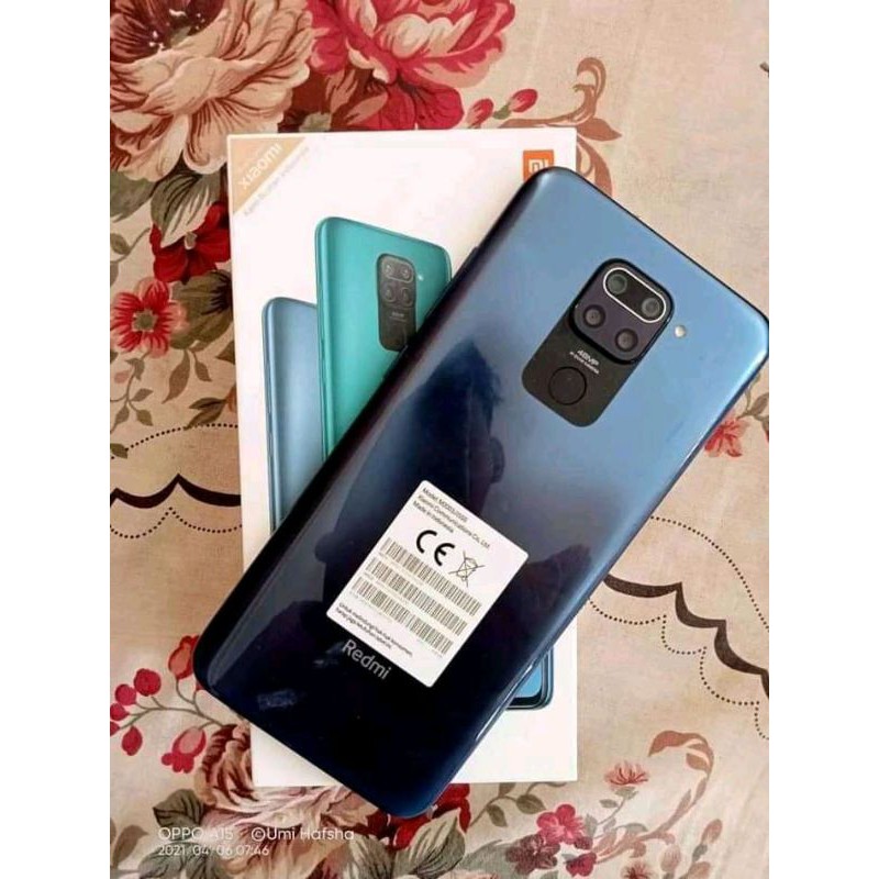 Xiaomi Redmi Note 9 4/64 Fullset Ori Bekas (Second)