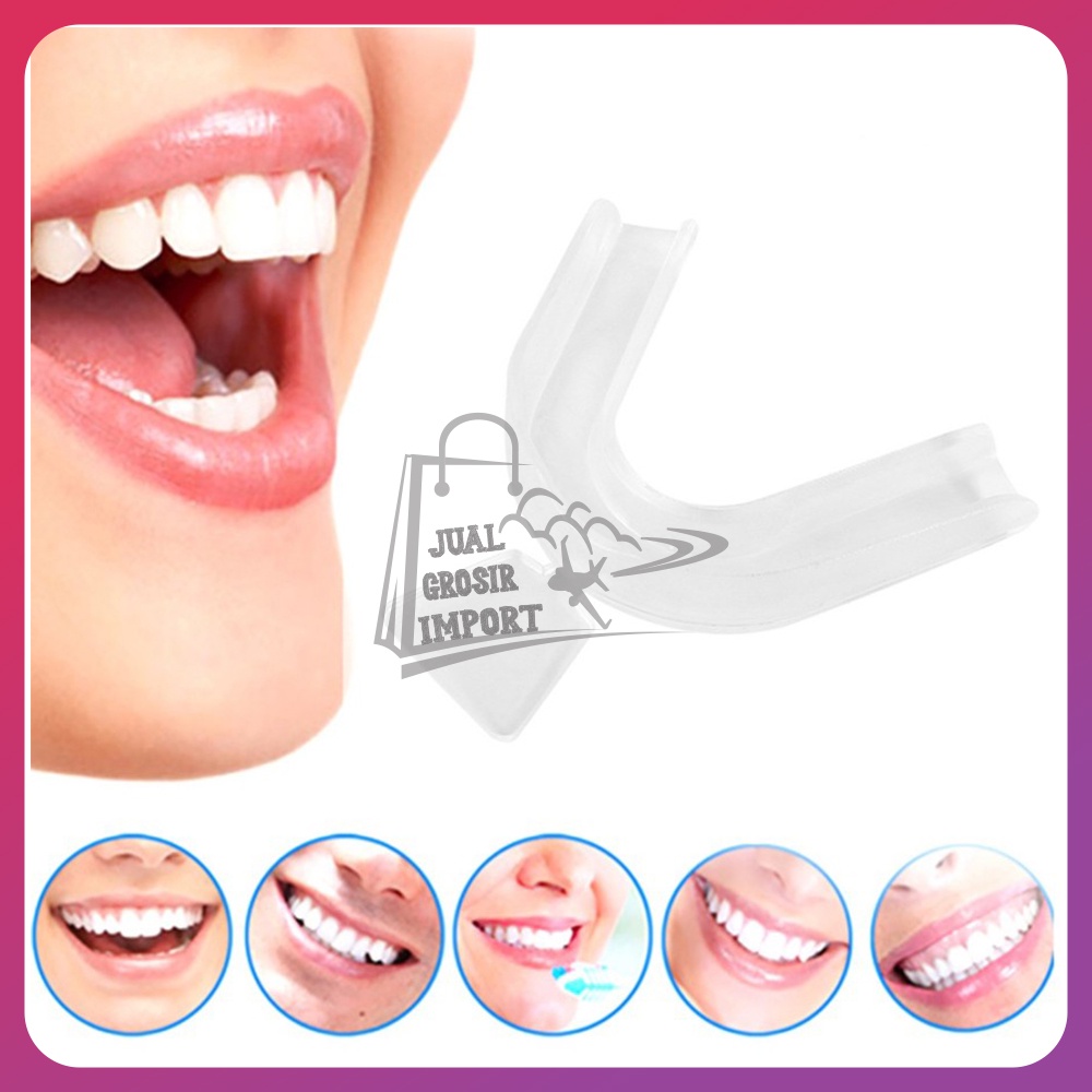 Dental Mouth Guard Thermoform Moldable Mouth Penyangga Gigi Saat Tidur