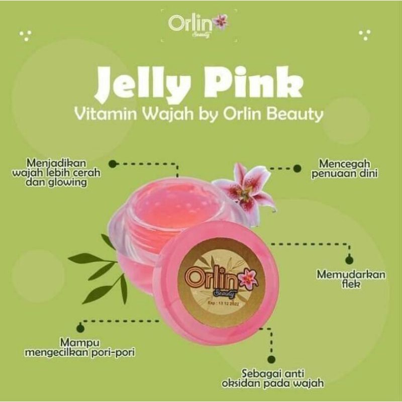 JELLY PINK GLOWING/JELLY PINK/JELLY GLOWING/JELLY PELEMBAB/SIMUNGIL JELLY