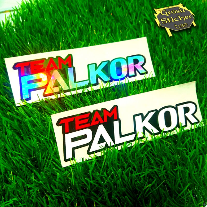 Sticker TEAM PALKOR cutting termurah berkualitas