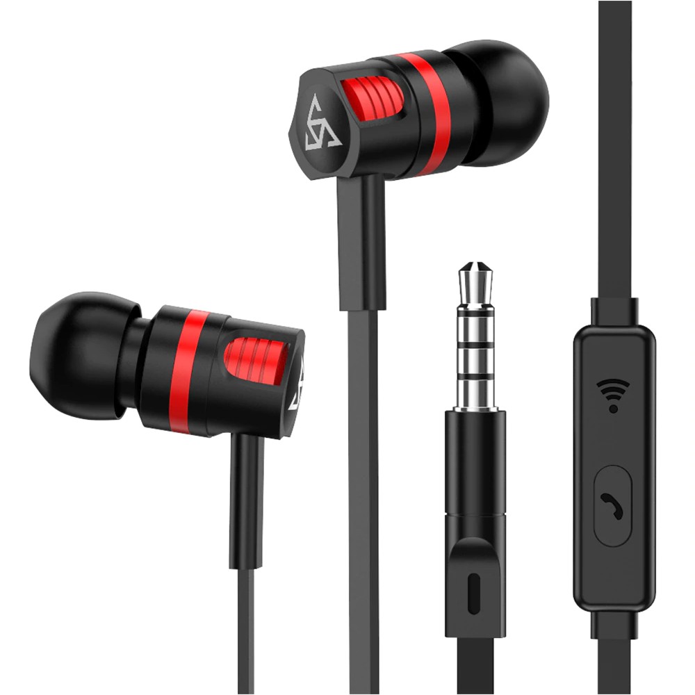 [PO] Original Brand Earbuds JM26 Headphone Noise Isolating in ear Earphone Headset with Mic for