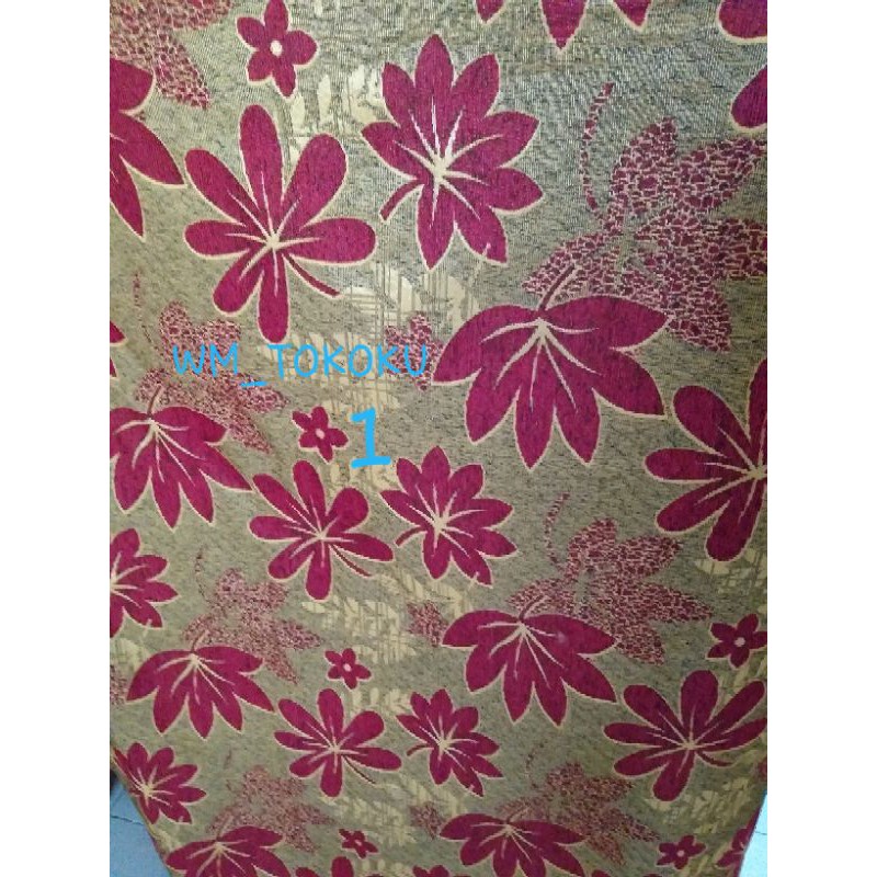 KAIN CHENILLE BUNGA/KAIN SOFA MOTIF BUNGA/KAIN KURSI BEST SELLER