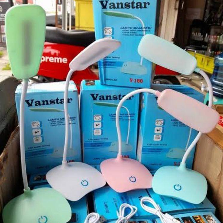 LAMPU BELAJAR LED VANSTAR V180 / LAMPU MEJA BISA DI CAS JY