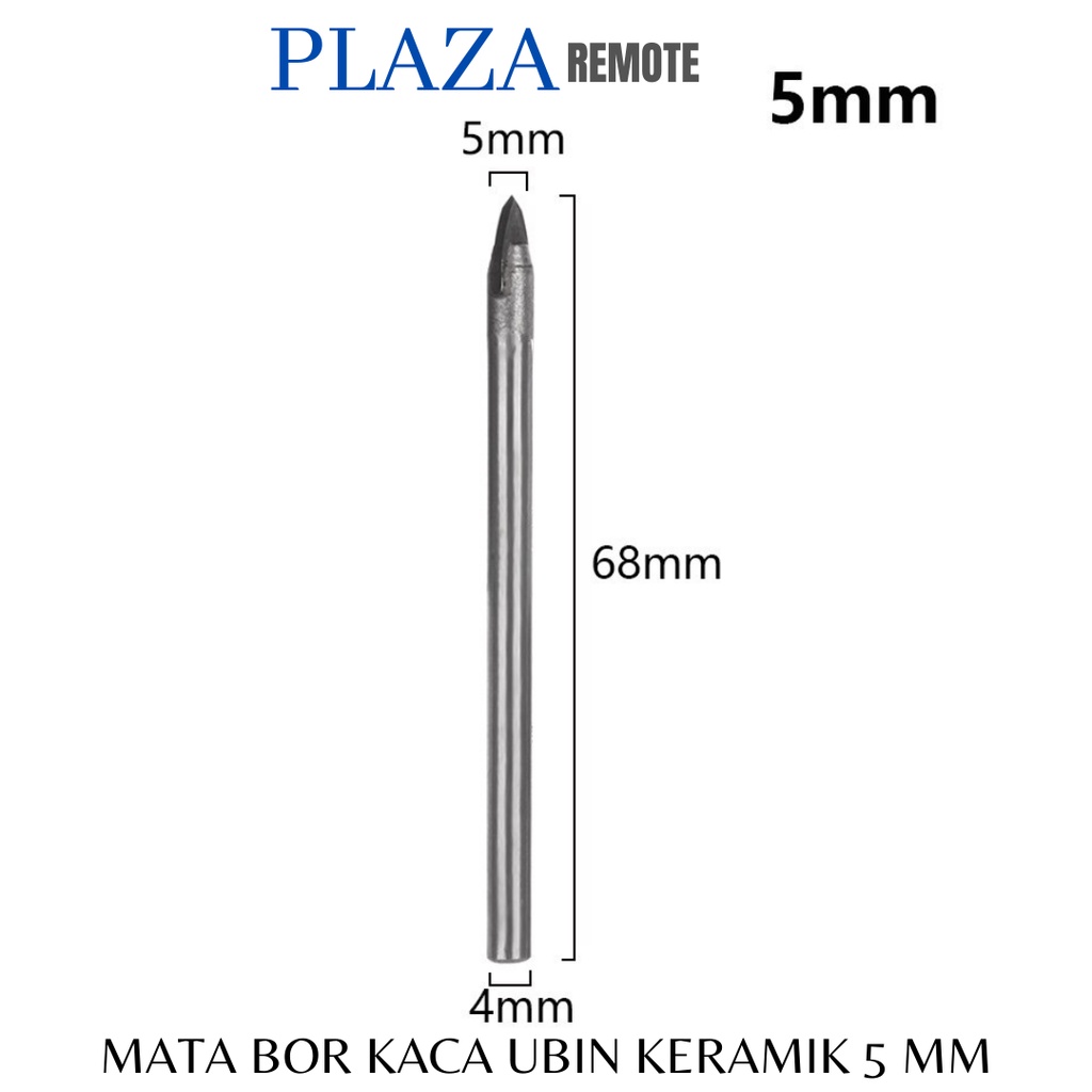 MATA BOR TOMBAK KACA KERAMIK GRANIT POSELEN SEGITIGA 4 MM 5 MM 6 MM 8 MM 10 MM 12 MM 14 MM