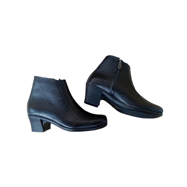 Sepatu boots wanita sepatu jenggel wanita kulit asli GARUT