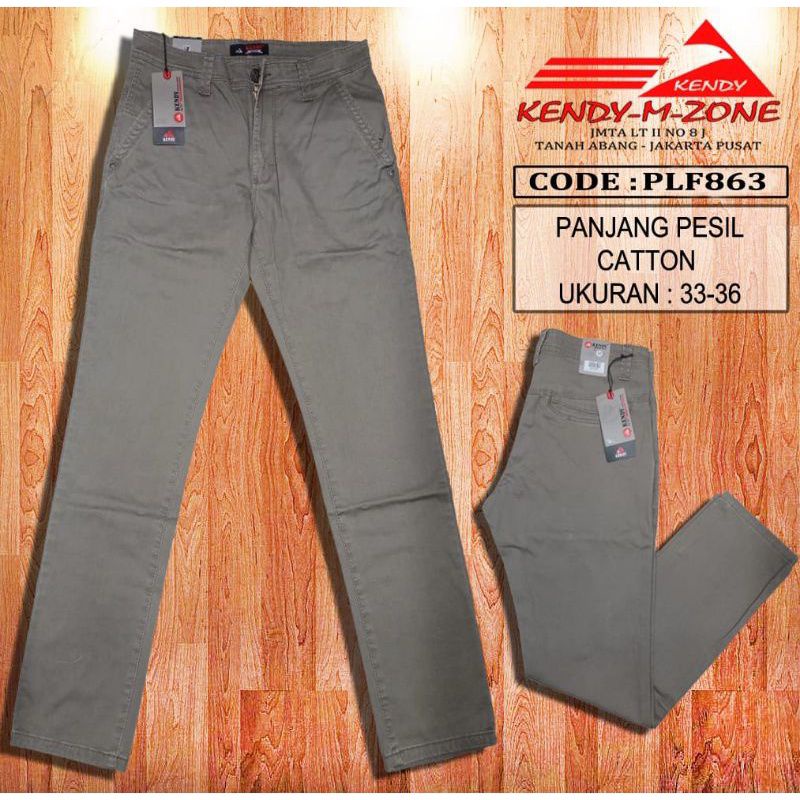 Kendy Celana Panjang Kendy Original Pria Dewasa Chino Kendy Distro Premium SlimFit Cinos Panjang Pria Cino Slimfit Hitam Moka Abu Cream 27 28 29 30 31 32