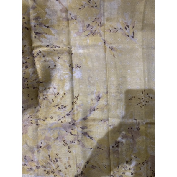 SEGIEMPAT VOALDENAY KW PREMIUM / HIJAB JILBAB SQUARE VOAL MOTIF LASER CUT-Motif 6