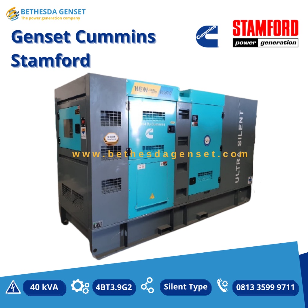 Harga genset 40 Kva Cummins Stamford