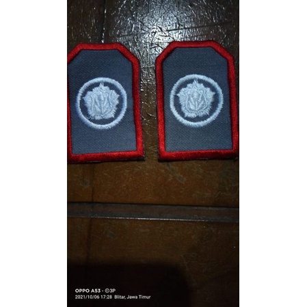 Bordir Pin Kerah satpam