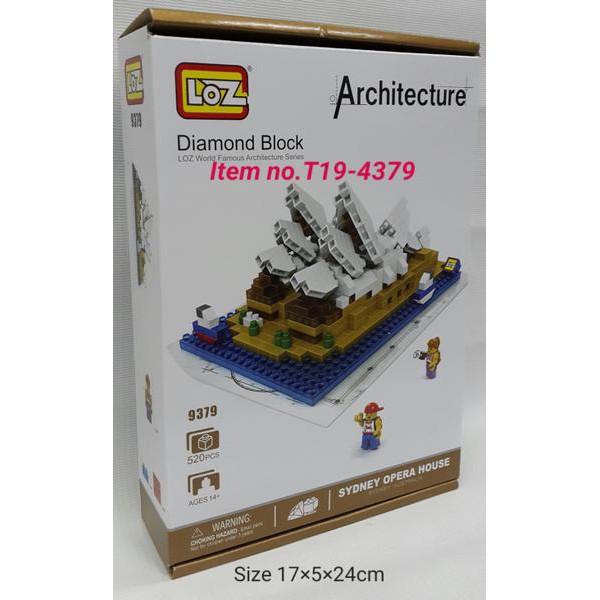 Loz Lego Mini Blocks Sydney Opera House