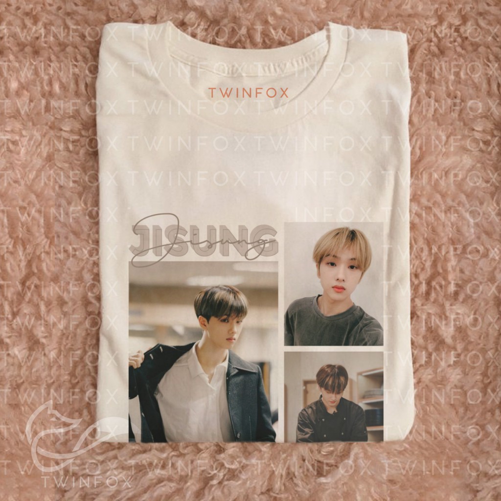 Kaos Kpop Unisex NCT Jisung Photo Grid